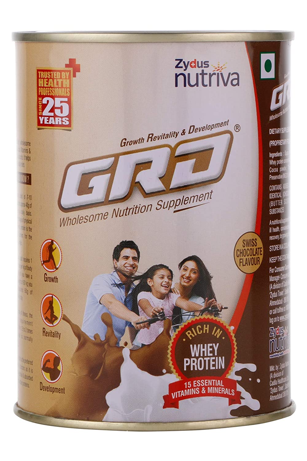 Buy GRD Whey Protein Powder 200 gm Chocolate Flavour