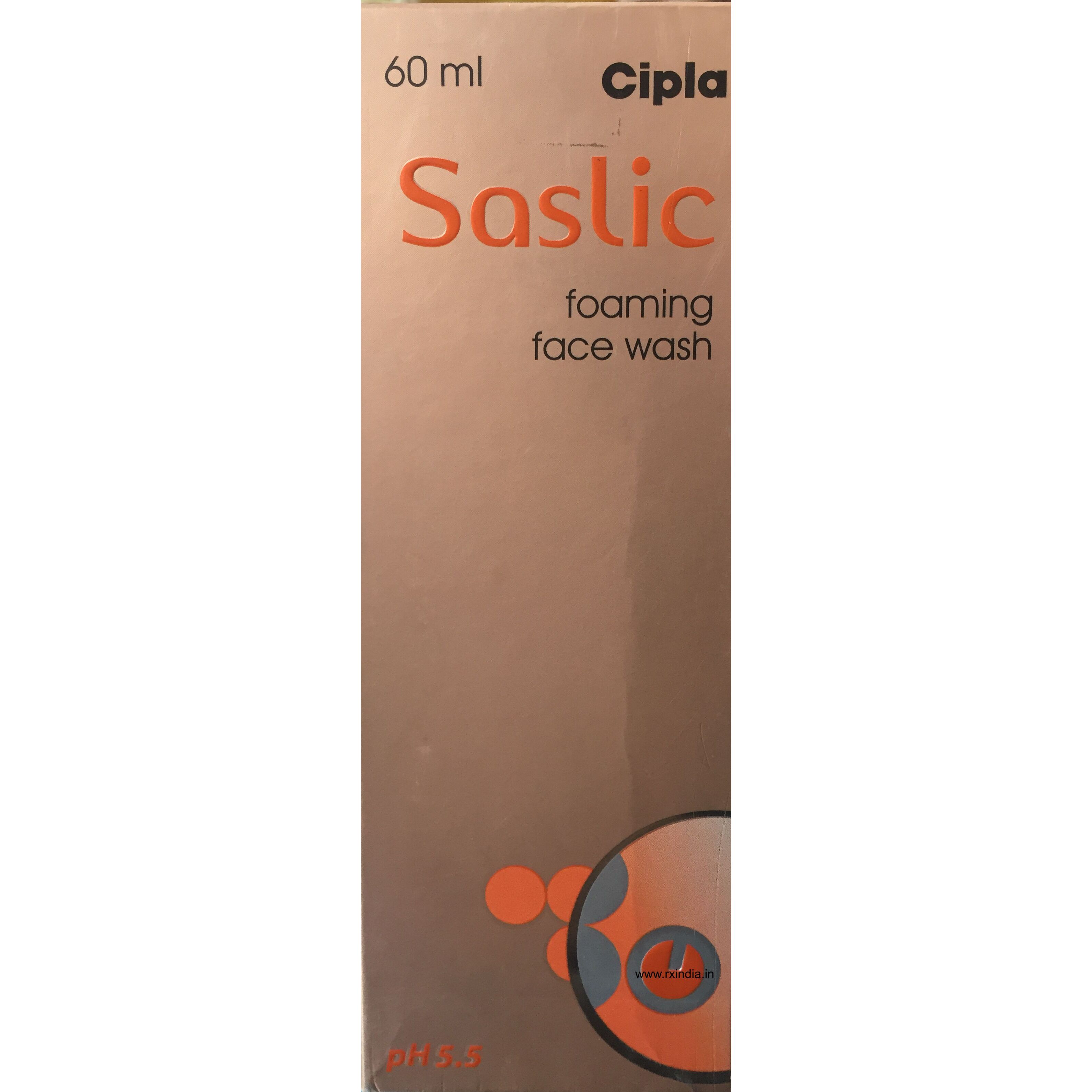 Buy Cipla Saslic Foaming Face Wash 60 ml Online at