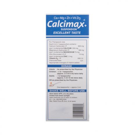 Calcimax+ Plus Suspension 200 ml