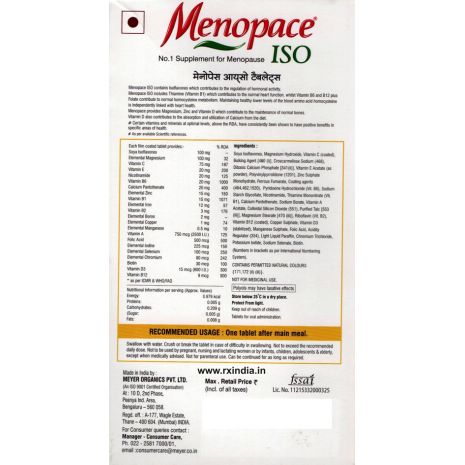 Menopace ISO 30 Tablets Monthly Pack