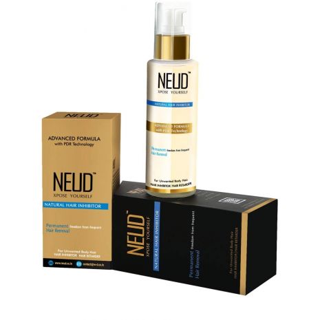 NEUD Natural Hair Inhibitor for Men & Women