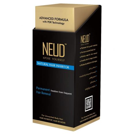 NEUD Natural Hair Inhibitor for Men & Women