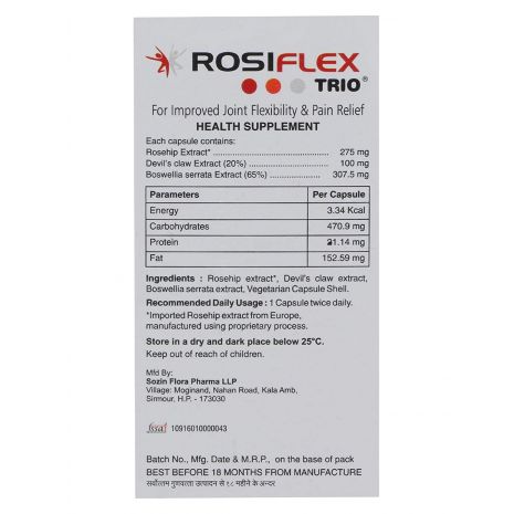 Rosiflex Trio Capsules