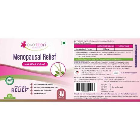 everteen Menopausal Relief Natural Capsules