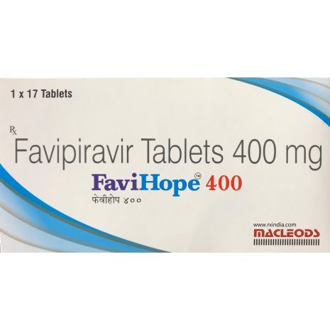 FaviHope Favipiravir 400 mg 17 Tablets