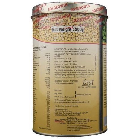 SOYGROWTH Soya Protein Powder Mix 200 g