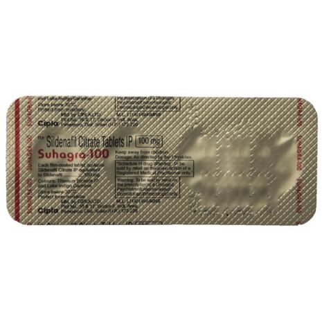 Suhagra 100 4 Tablets Pack