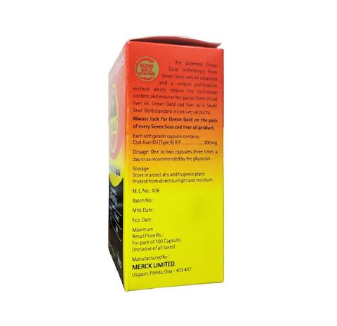 Seven Seas Original Cod Liver Oil 100 Capsules