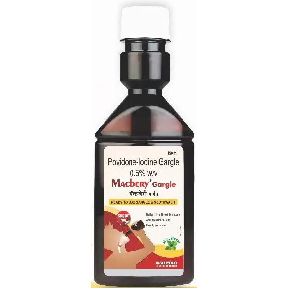 Buy Macbery PovidoneIodine Gargle 150 ml Online at