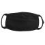Black Reusable Washable Anti-Pollution Anti-Bacterial 3 Layer Cotton Face Mask