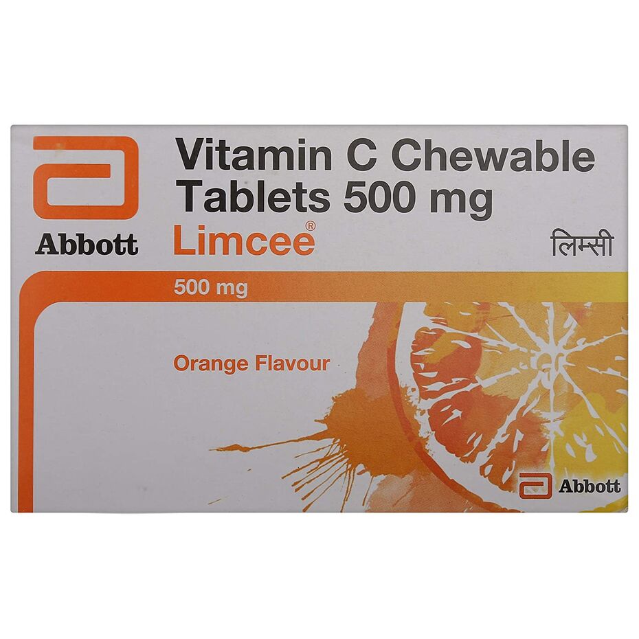 Buy Limcee Vitamin C 500 mg Chewable Tablets 15s Online at