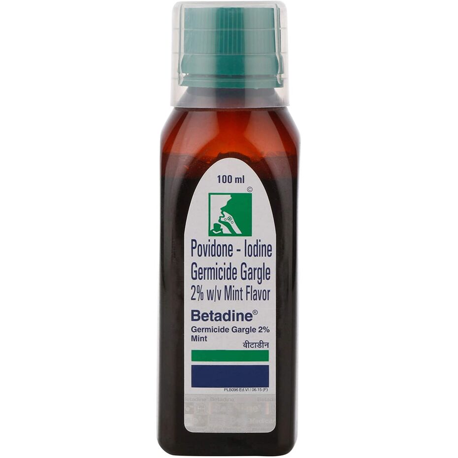 Buy Betadine 2 Gargle Mint 100 ml Online at